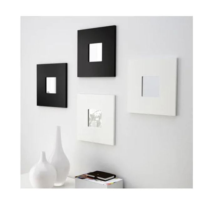 Ikea Malma 4 Piece White And Black Decorative Mirror Jumia Nigeria
