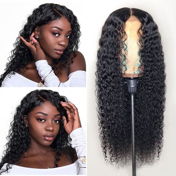 Generic Front Lace Wig 13X4 Deep Wave Lace Front Wig 150% Density Deep Wave Front  Wig | Jumia Nigeria