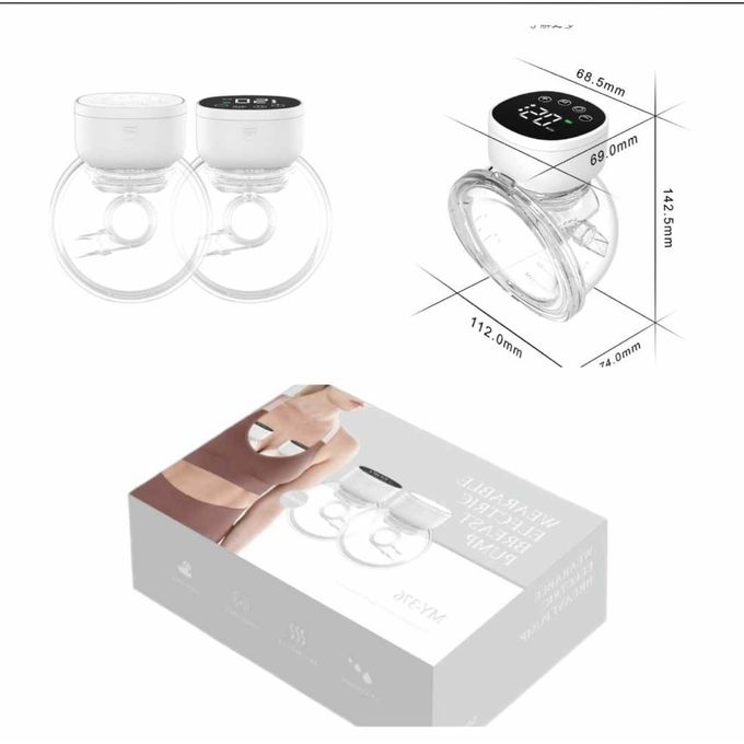 YOUHA Wearable Breast Pump Hands Free Electric Single Portable