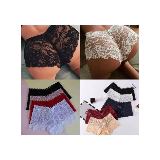 Fashion Ladies Sexy Lace Panties - Set Of 4