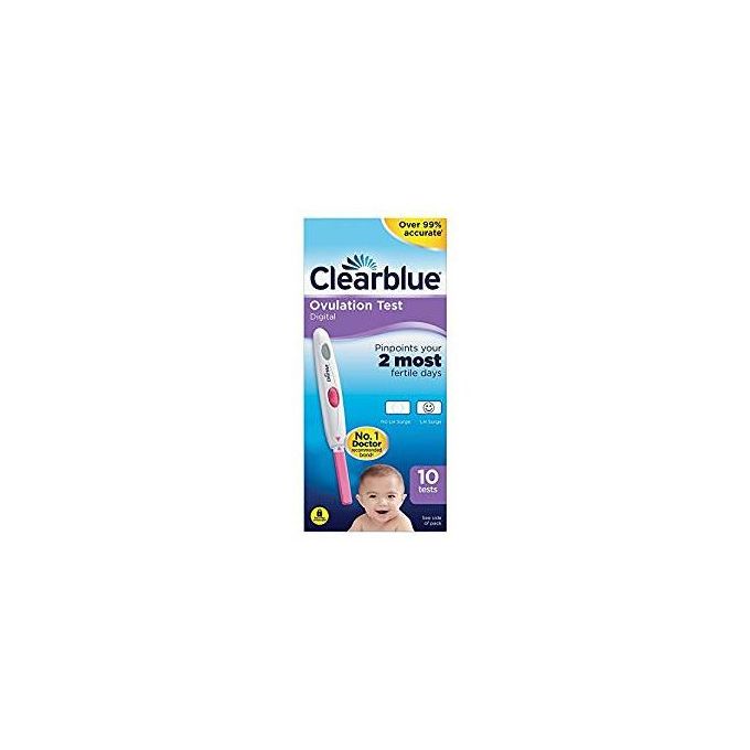 Clear Blue Clearblue Digital Ovulation Kit 10 Digital Ovulation