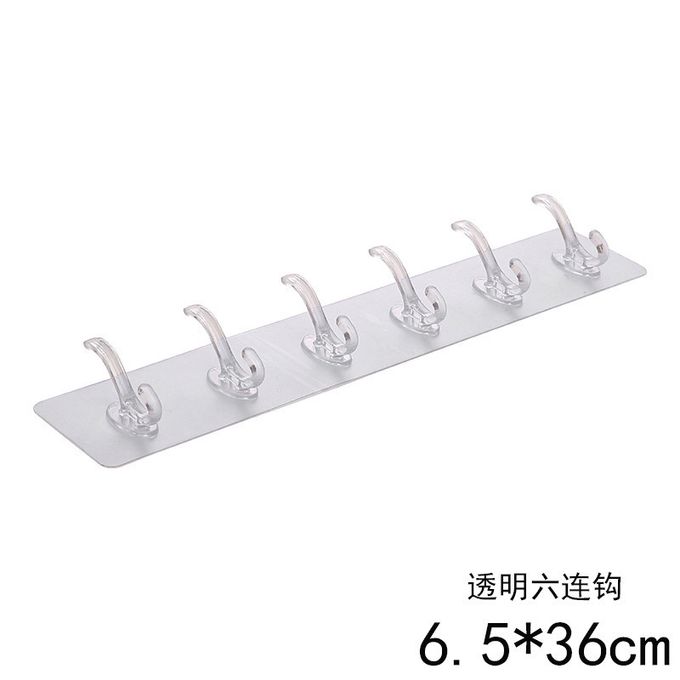 Generic Non-trace Stick Hook Bathroom Kitchen Wall Non-punching Hook