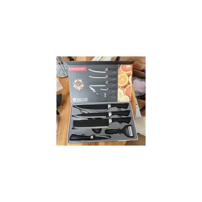 Generic 6-in-1 Kitchen Essentials Set – Knife, Peeler