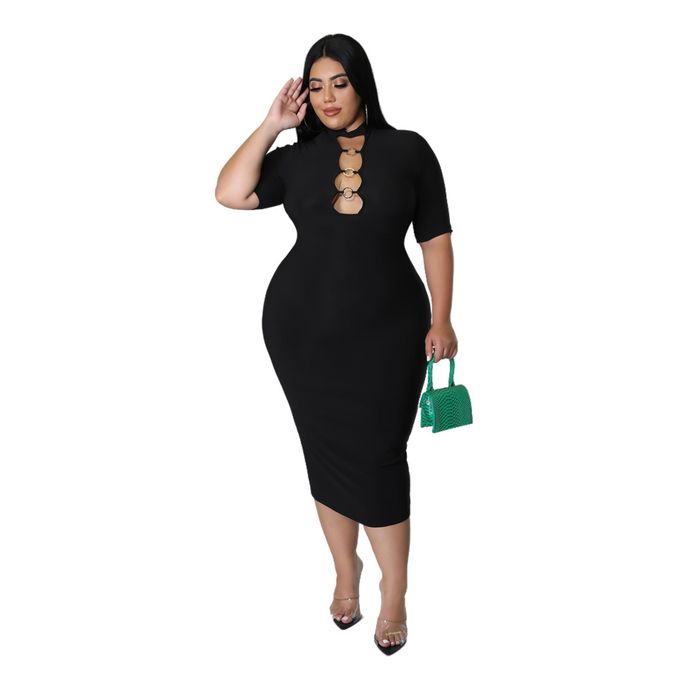 Fashion Plus Size Hollow Sexy Black Slim Party Bag Hip Party | Jumia