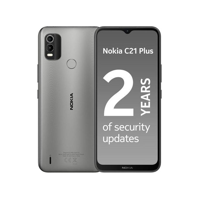 product_image_name-Nokia-C21 Plus - 6.5" 2/64GB Memory, 13/5/2MP 4G - Grey-1