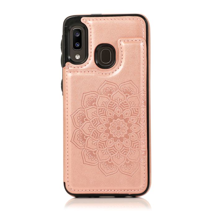product_image_name-Samsung-Galaxy A10E/A20E Case,PU Leather Wallet Card Slot Stand Case-1
