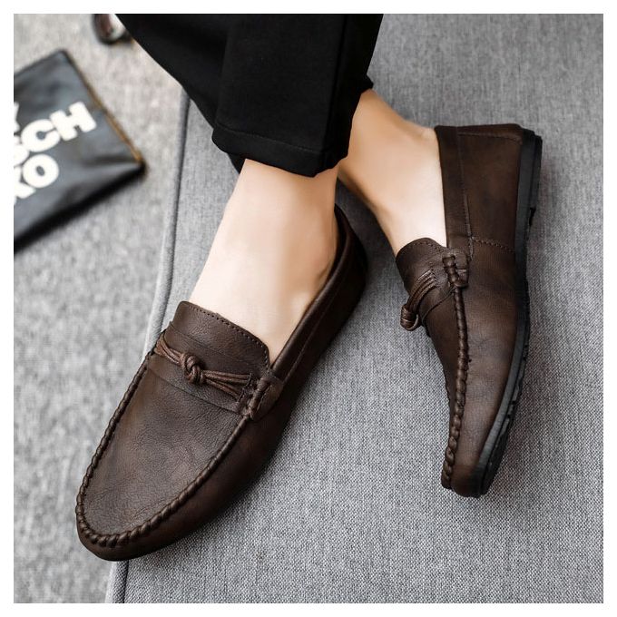 Fashion Classic Men's Suede Loafers Loafers Brown | Jumia Nigeria