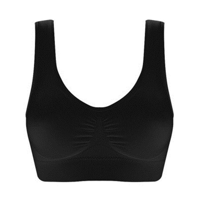 Fashion 3pcs/set Y Genie Bra With Pads Seamless Bra Plus Size XXXL  Underwear Wireless Bra Black/white/nude