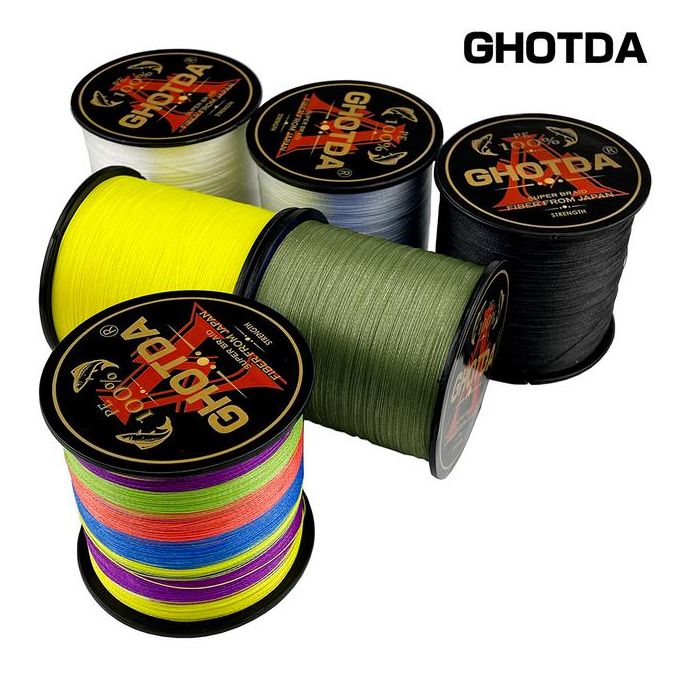 Generic Ghotda 4 Strands 300m Strong Pe Fishing Line Wires Strong Abrasion  Multifilament Fishing Line 0.11-0.7mm