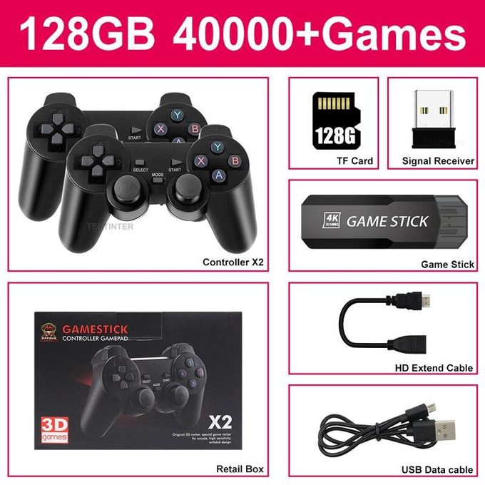 Game Stick 4K GD10 Retro Video Game Console HD Output Emuelec 4.3