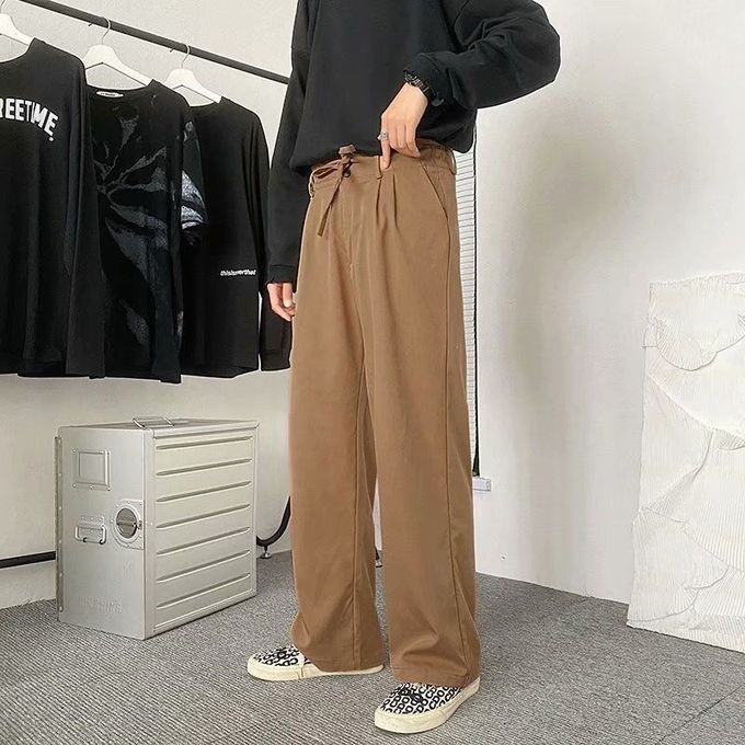 Fashion Slim Suit Pants Men's Oversize 