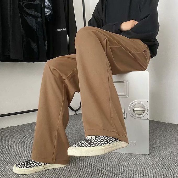Fashion Slim Suit Pants Men's Oversize 