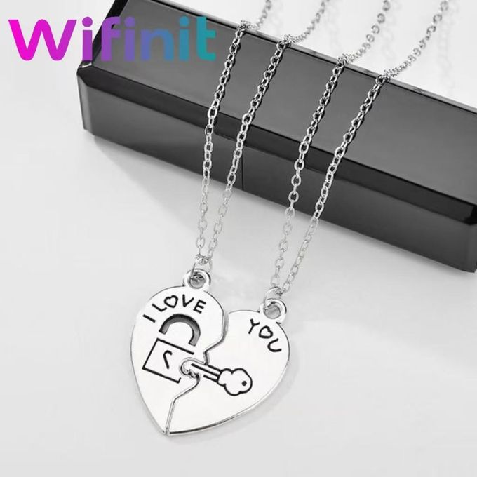 Fashion Couple Heart Necklace | Jumia 