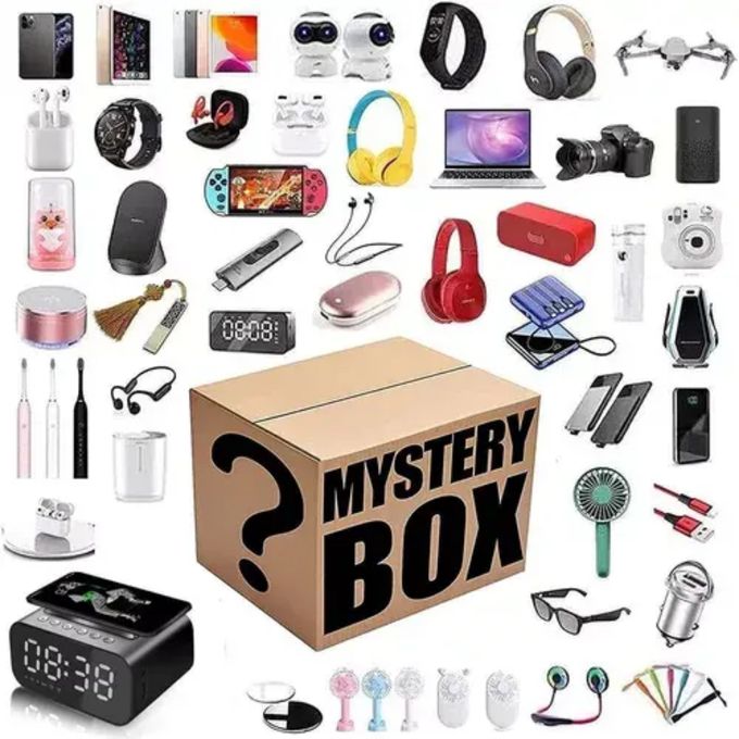 Electronic Mystery Box Mystery box, Electronics, Powerbank, mystery box   