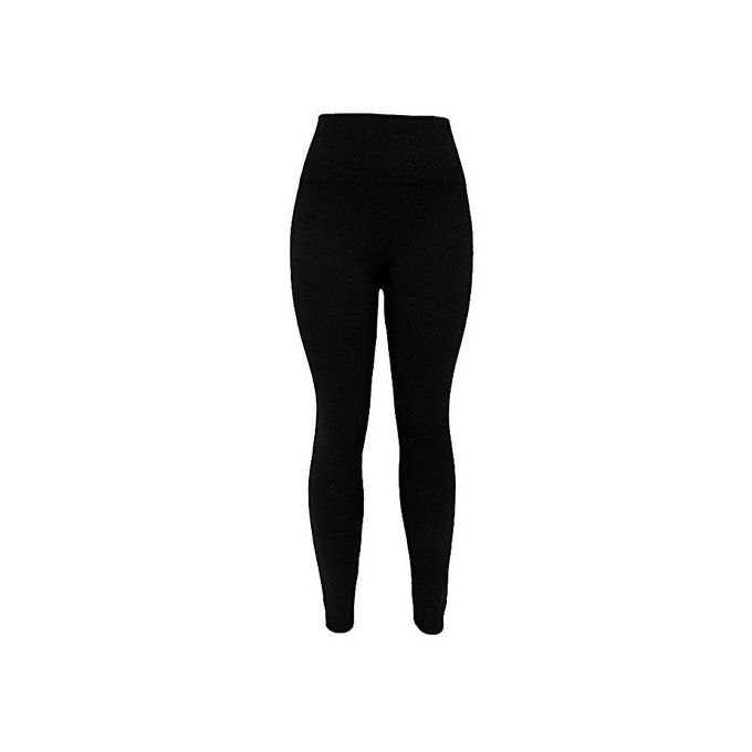 Fashion Ladies High Waist Thick Leggings - Black | Jumia Nigeria