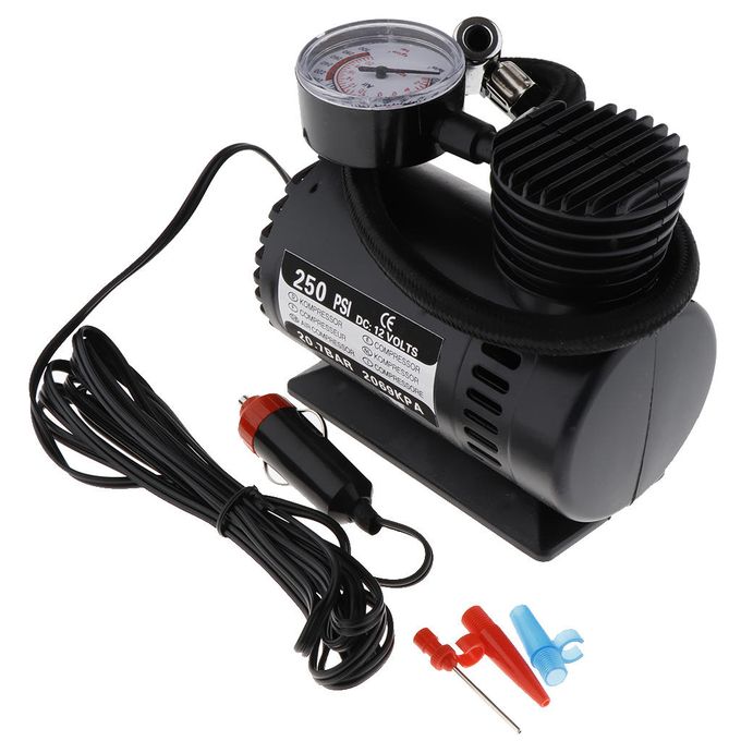 Mini Air Compressor, 300 PSI 12 Volt Car Portable Auto Car Electric Tire  Air Inflator Pump