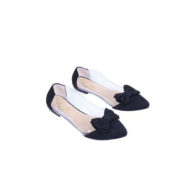 Cs Moreiz Transparent Bow-tie Flat Shoe 