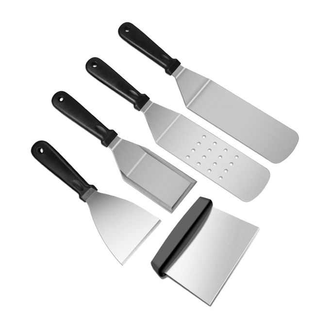 Generic 5x Grill Spatula Grill Cutlery Set BBQ Tool For Outdoor And Indoor