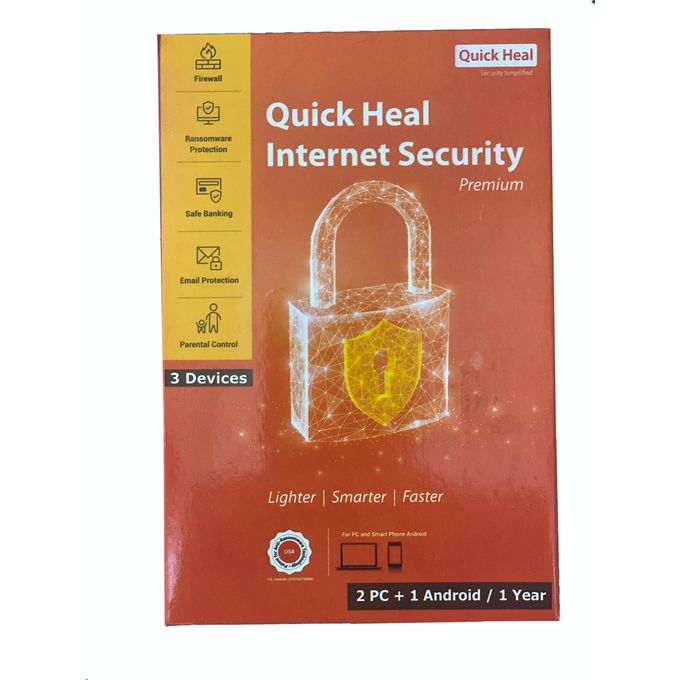 Quick Heal Internet Security Premium 2PC + Android 1Device ...