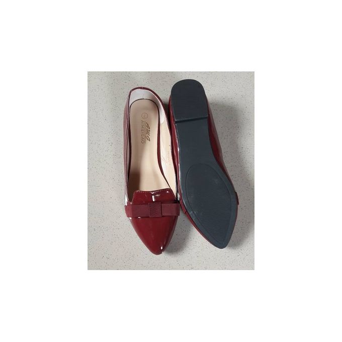 Fashion Women Patent Slip On Ballerina 