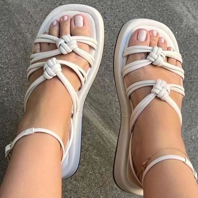 Fashion Women Sandals Ankle Strap White Jumia Nigeria