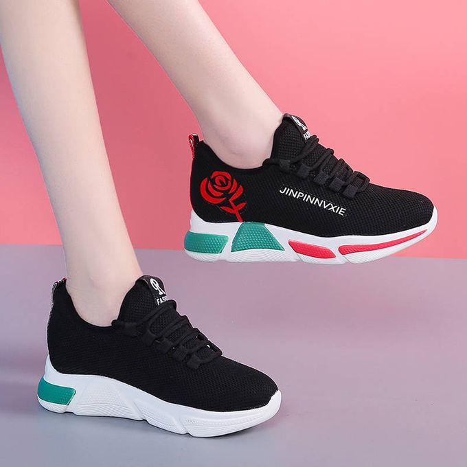 casual black womens shoes