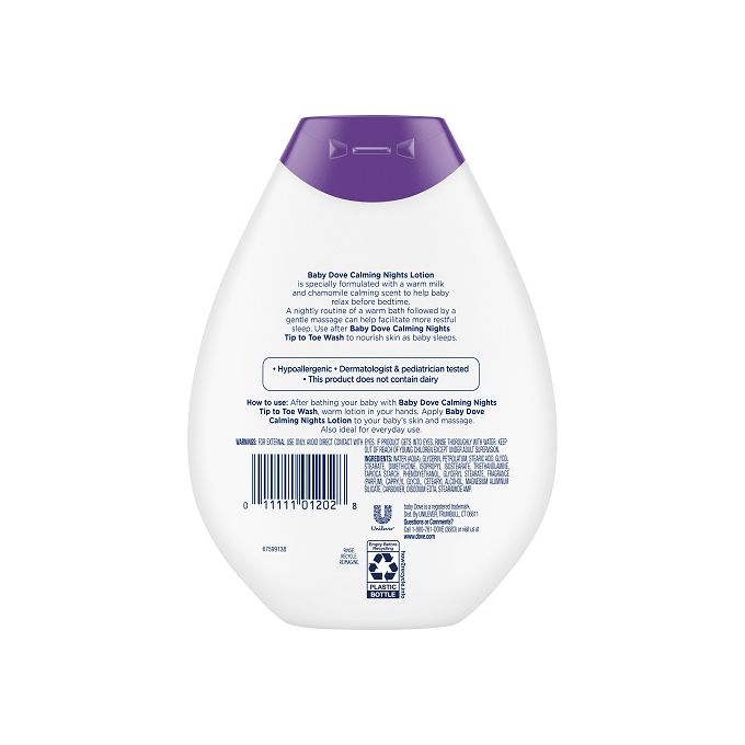 baby dove calming nights lotion
