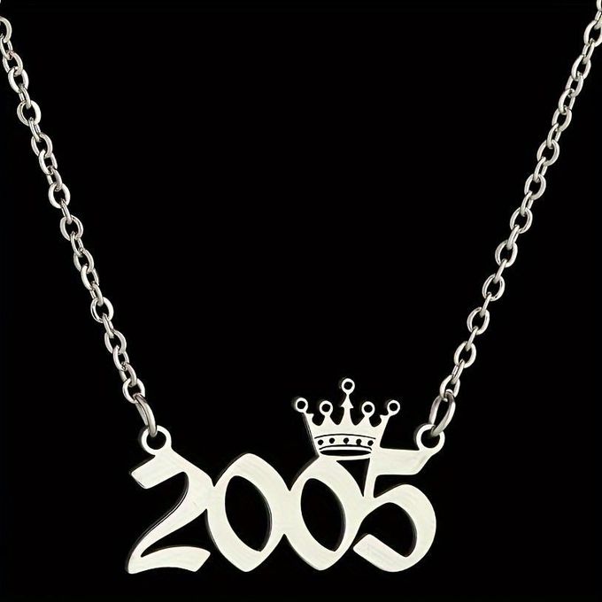 Fashion Necklaces 2005 Number Necklace - Silver