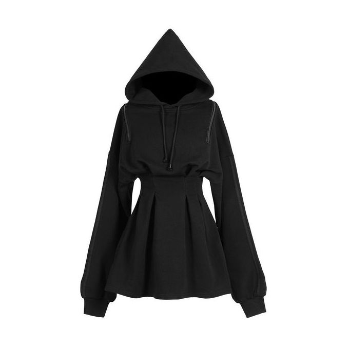 Adult Black Hooded Dress