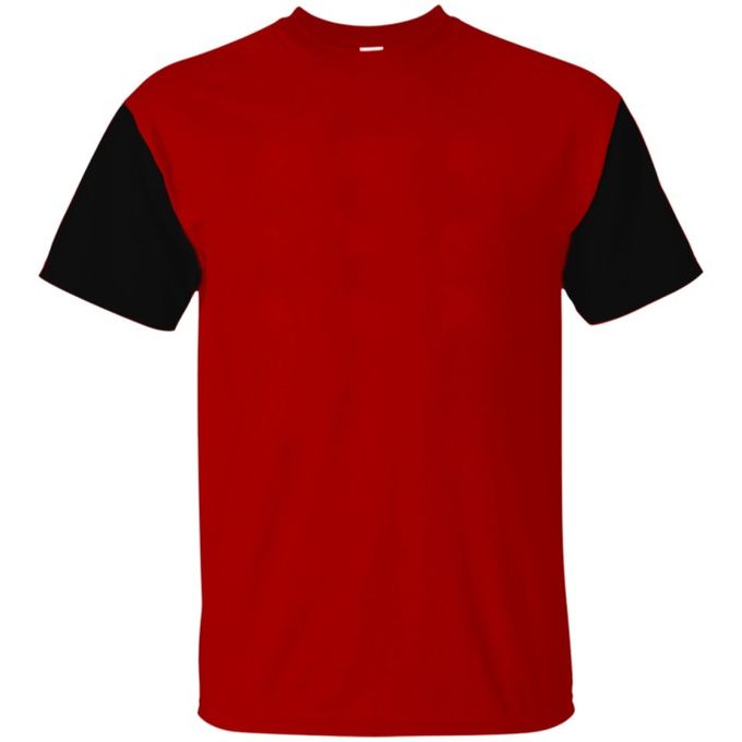 Plain T-shirts Combo Red And Black