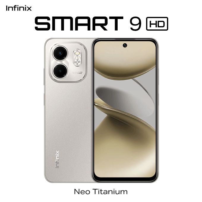 Infinix Smart 9HD 6.7" 4GB RAM/64GB ROM Titanium - Image 4