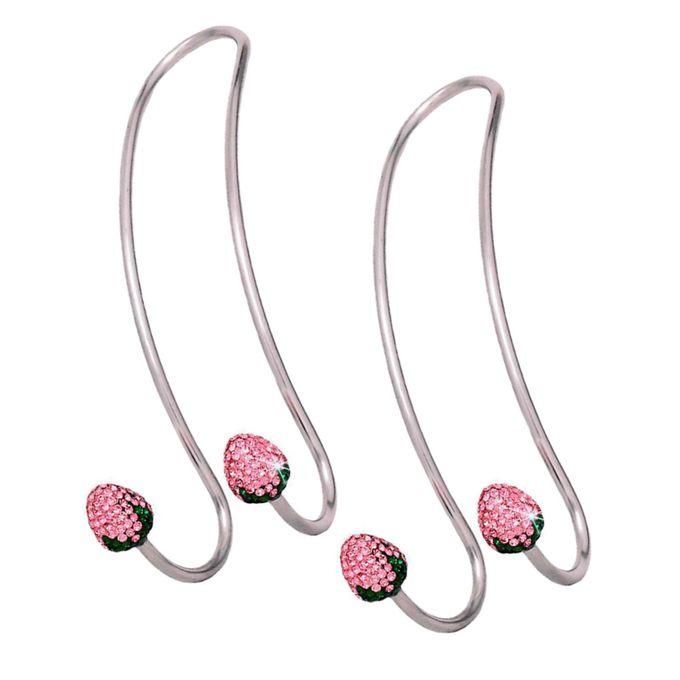 Bling Car Seat Headrest Hooks 2 Pack- Comes in 6 Colors - Pink