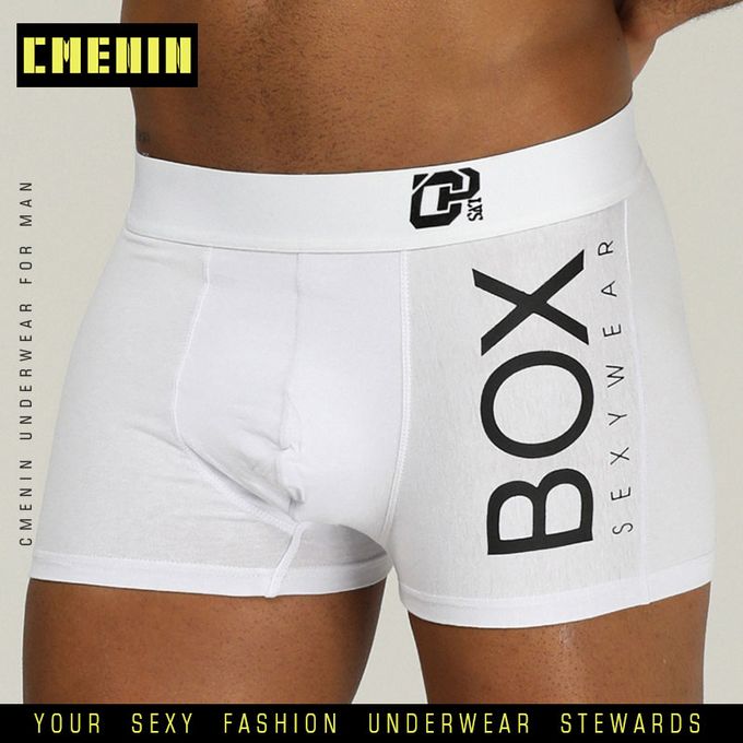 Fashion Boxer For Men Cotton LOGO Soft Sexy Men Underwear Boxer Shorts ...