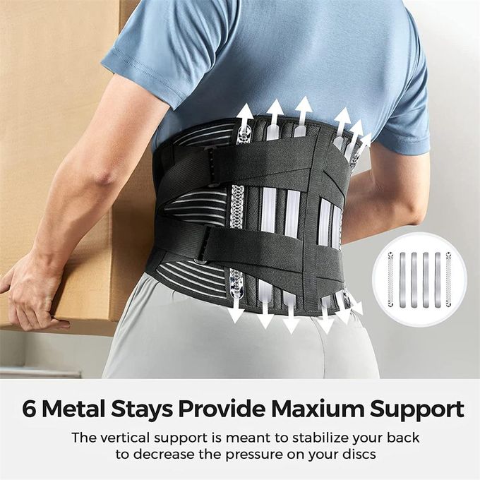 Sports Adjustable Back Lumbar Support Belt, Waist Orthopedic