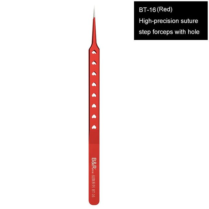 product_image_name-Generic-B&R Stainless Steel Tweezers With Suture Steps For Mobile-1