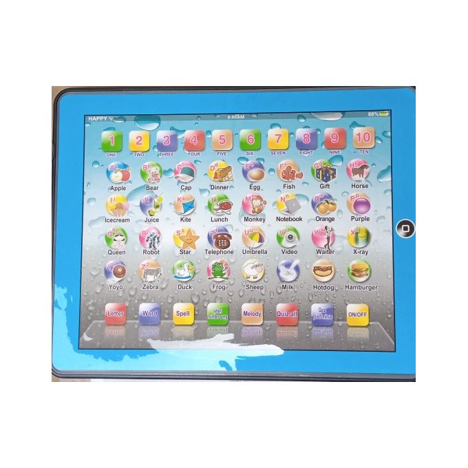 kids y pad learning tablet with light sound fun