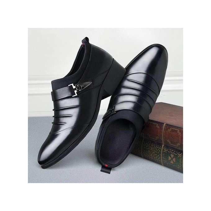 product_image_name-Fashion-Men's New Fashion Work Professional Leather Shoes-Black-4