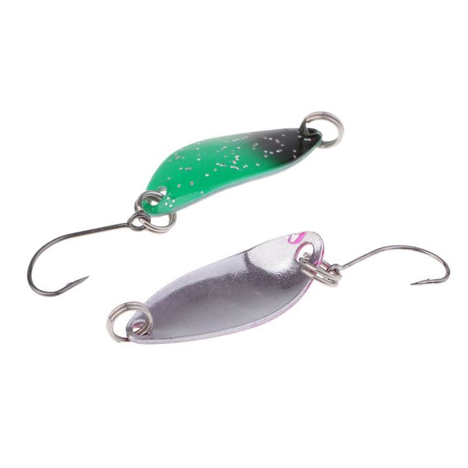 Generic 9Pcslot Colorful Metal Spoon Spinner Baits Single Hook