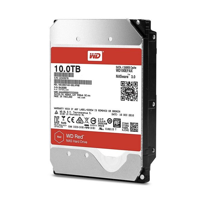 Red 10TB NAS Hard Disk Drive WD100EFAX