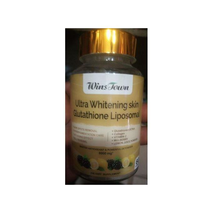 wins town ultra whitening skin glutathione liposomal Wins Town Glutatión Liposomal Softgel 8000 Mg, Cápsulas main image 1