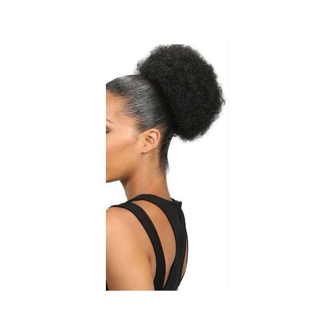 Generic Large Afro Kinky Curl Hair Bun For Ladies Black Jumia