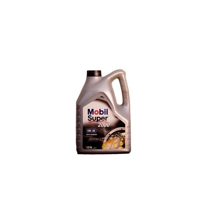 Mobil SUPER 2000 5W-30 SEMI-SYNTHETIC MOTOR OIL 5 LIT