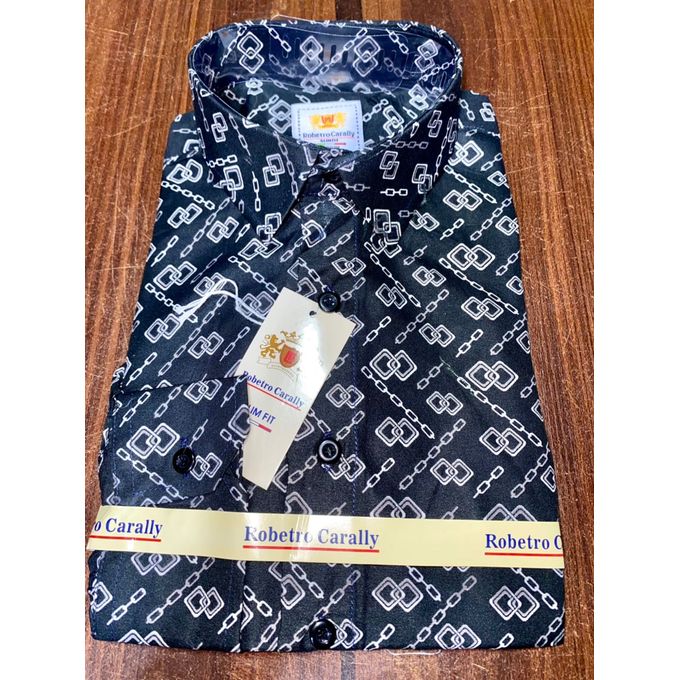 Fashion Men's Formal Vintage Shirt 
