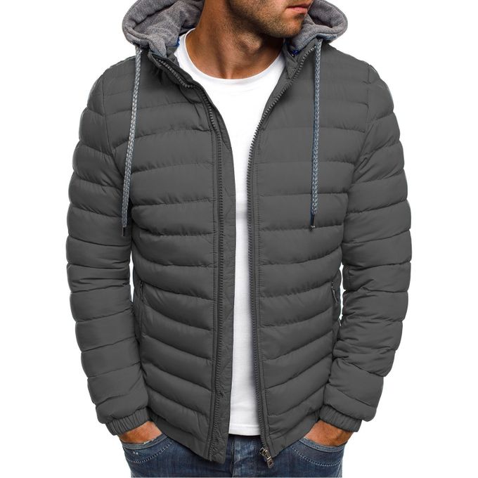 solid puffer jacket