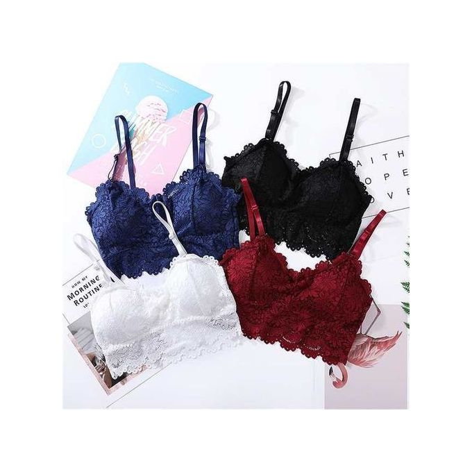 Fashion Ladies Sexy 3 In 1Lace Bralette Tube Tops,ladies Teenagers Bra Top