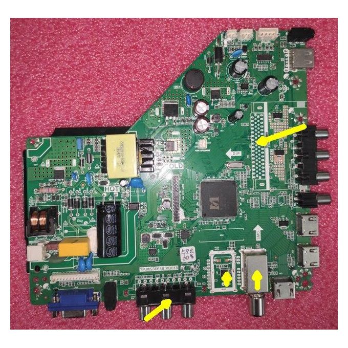Amazon.com: XCHANG TP.MS3663S.PB818 LCD LED TV Three-in-one