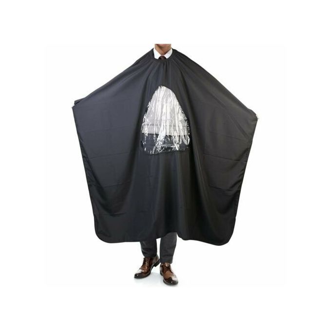 Jovinno- Professional Barber/Salon Cape With Phone Viewing Window