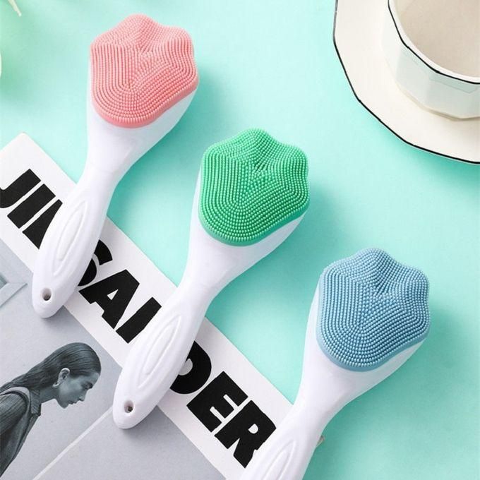 product_image_name-Generic-1PC Cat Claw Shape Manual Facial Cleansing Brush Gentle Soft Face Wash Brush Handheld Silicone Face Scrubber-3
