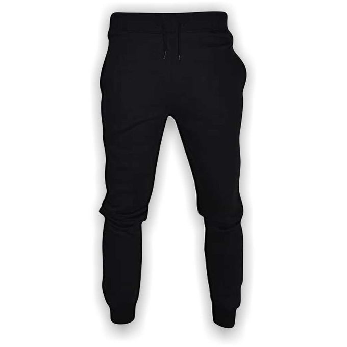 Mauton Unisex Plain Black Joggers | Jumia Nigeria