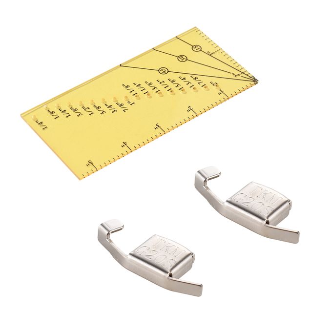 Generic Seam Allowance Ruler and 2 Magnetic Seam Guide for Sewing